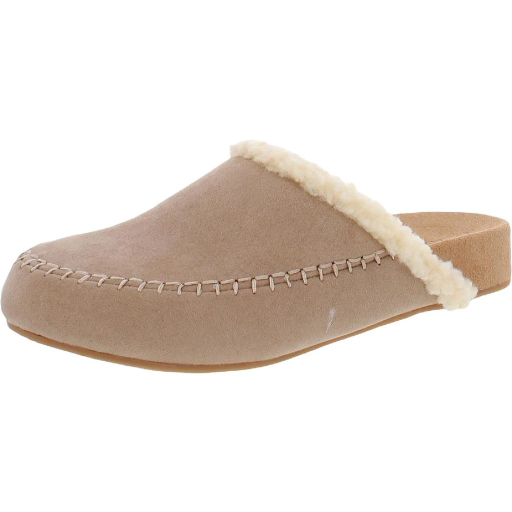 商品Style & Co|Style & Co. Womens Brooklynn Faux Fur Lined Moc Toe Slide Slippers,价格¥39,第2张图片详细描述