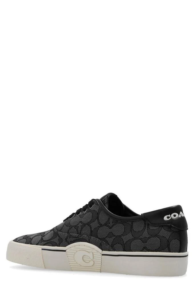 商品Coach|Coach Skate Signature Jacquard Lace-Up Sneakers,价格¥708,第3张图片详细描述