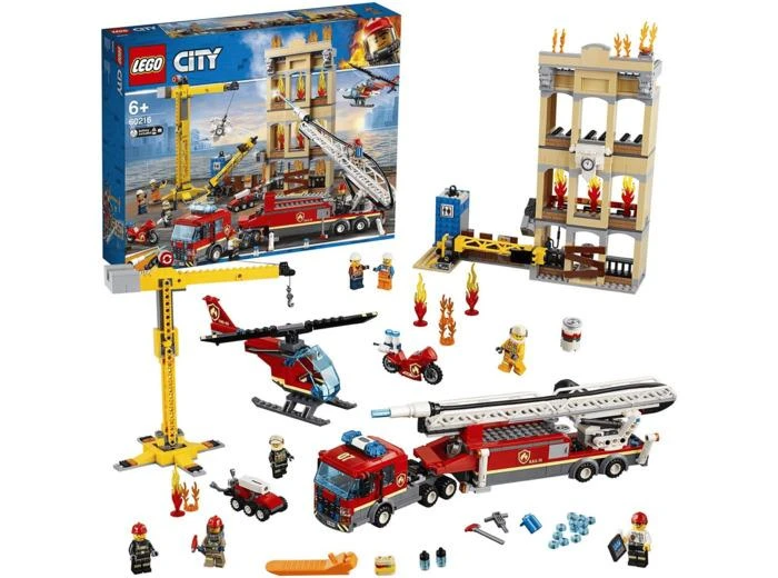 商品LEGO|LEGO City - 60216 - City Fire - Les Pompiers du Centre-Ville,价格¥708,第1张图片