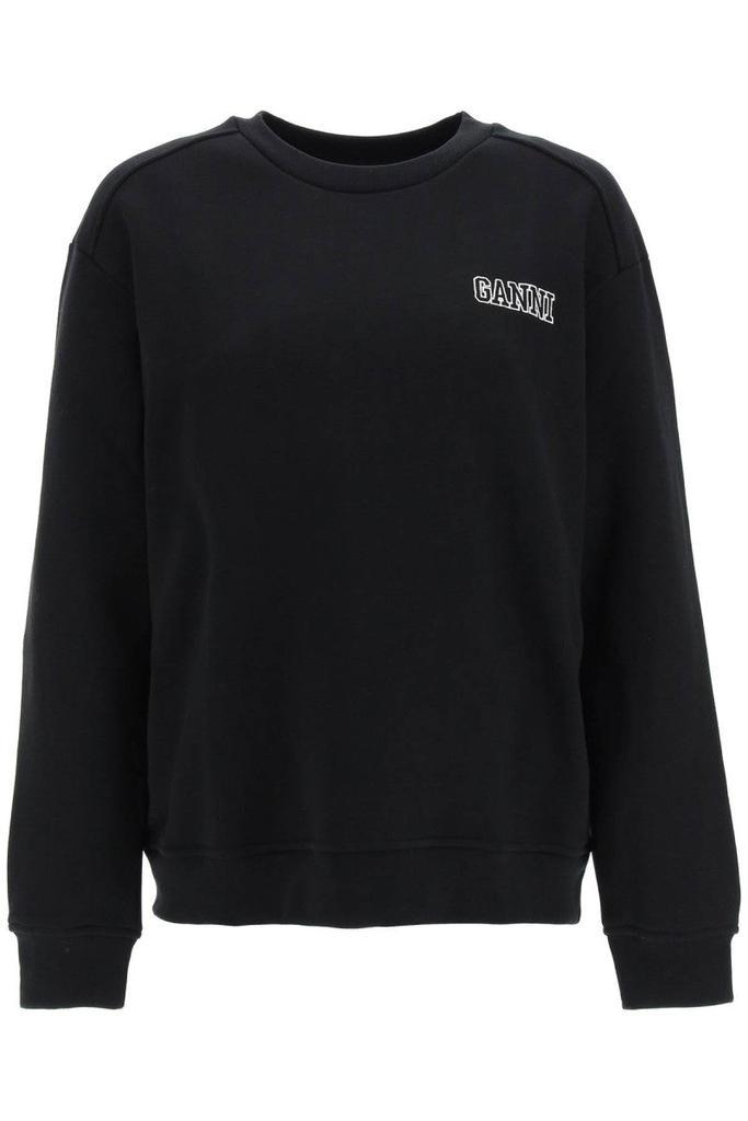 商品Ganni|Ganni logo embroidered isoli sweatshirt,价格¥831,第1张图片