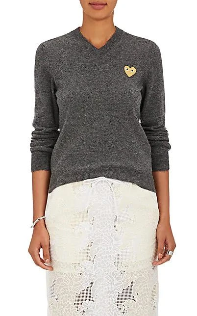 商品Comme des Garcons|Heart Wool Sweater,价格¥1597,第1张图片