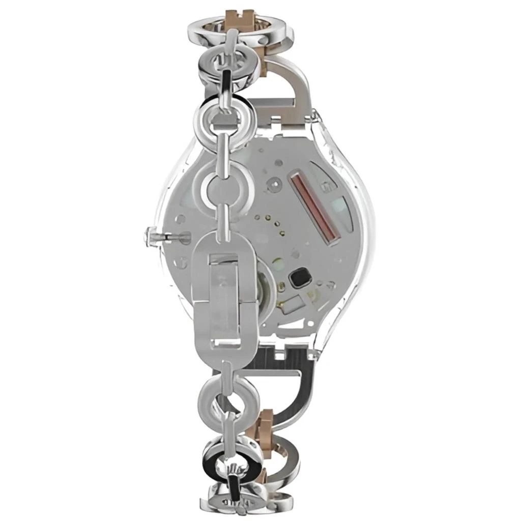 商品Swatch|Swatch Women's Watch - Skin Skinring Quartz White Dial Two Tone Bracelet | SVOK102G,价格¥639,第4张图片详细描述