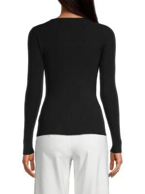 商品Tahari|Cut-Out Compact Knit Sweater,价格¥225,第2张图片详细描述