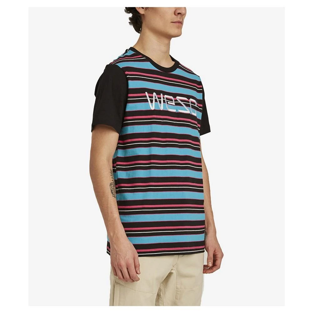 商品WeSC|WeSC Max Yarn Dye Multi Stripe T-Shirt,价格¥299,第2张图片详细描述