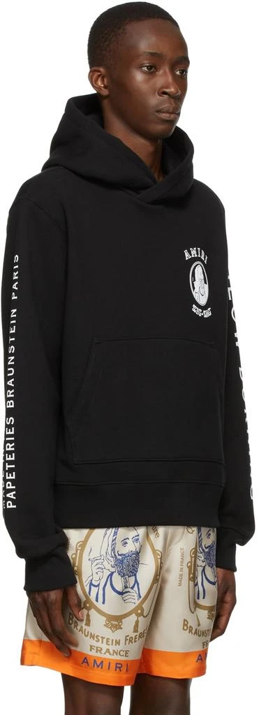 商品AMIRI|Black Zig-Zag Edition Cotton Hoodie,价格¥3444,第2张图片详细描述