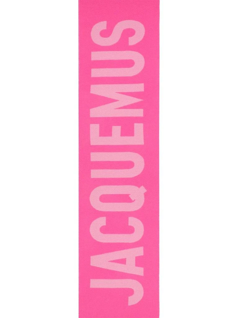 商品Jacquemus|L'echarpe Logo Wool Scarf,价格¥1586,第2张图片详细描述