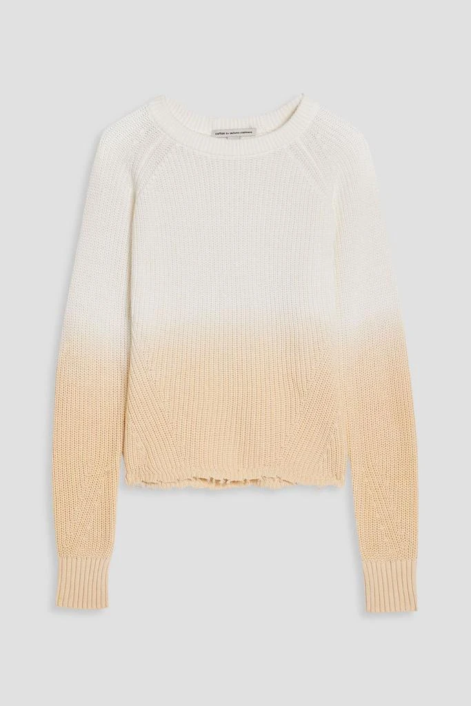 商品COTTON BY AUTUMN CASHMERE|Dégradé ribbed cotton sweater,价格¥455,第1张图片