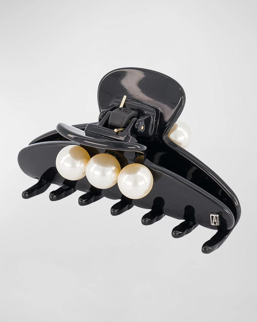 商品Alexandre de Paris|Swarovski Pearly Jaw Hair Clip,价格¥1565,第2张图片详细描述