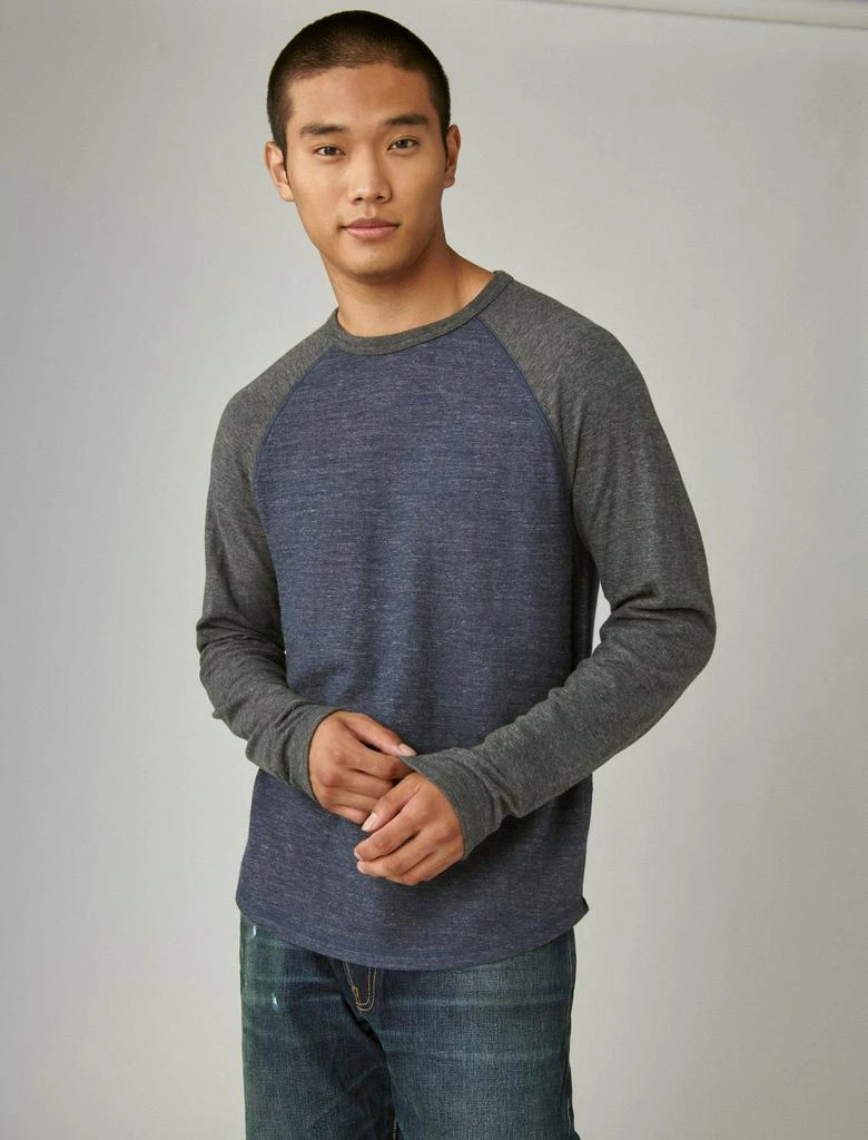 商品Lucky Brand|Lucky Brand Men's Duo Fold Long Sleeve Baseball,价格¥161,第2张图片详细描述