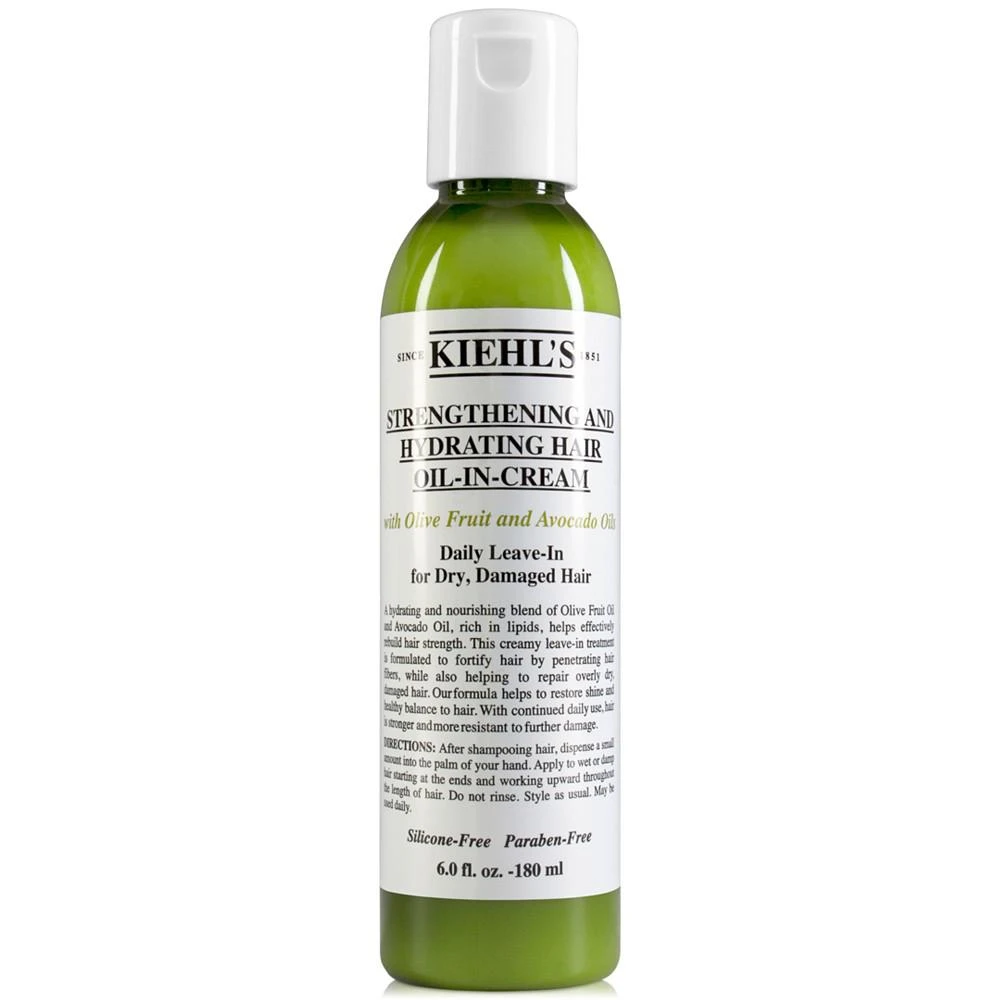 商品Kiehl's|Strengthening & Hydrating Hair Oil-In-Cream, 6-oz.,价格¥186,第1张图片