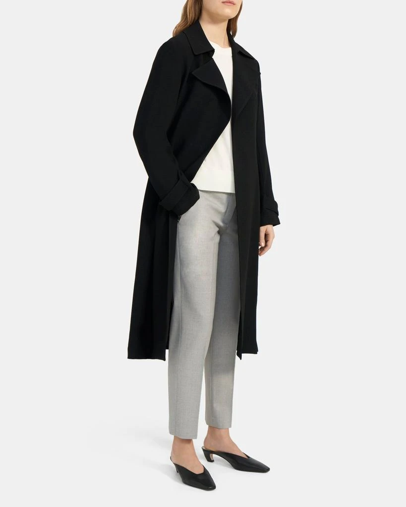 商品Theory|Relaxed Trench Coat in Crepe,价格¥1561,第2张图片详细描述