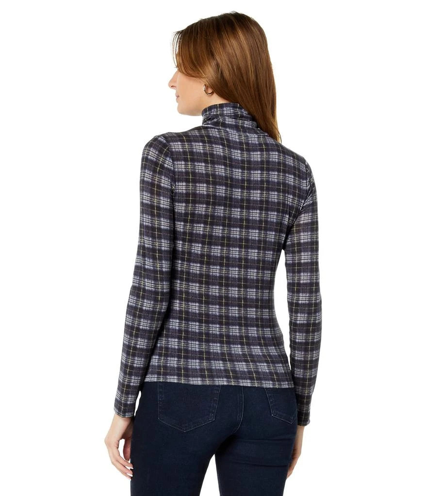 商品Vince|Plaid Printed Long Sleeve Turtleneck Top,价格¥1253,第2张图片详细描述