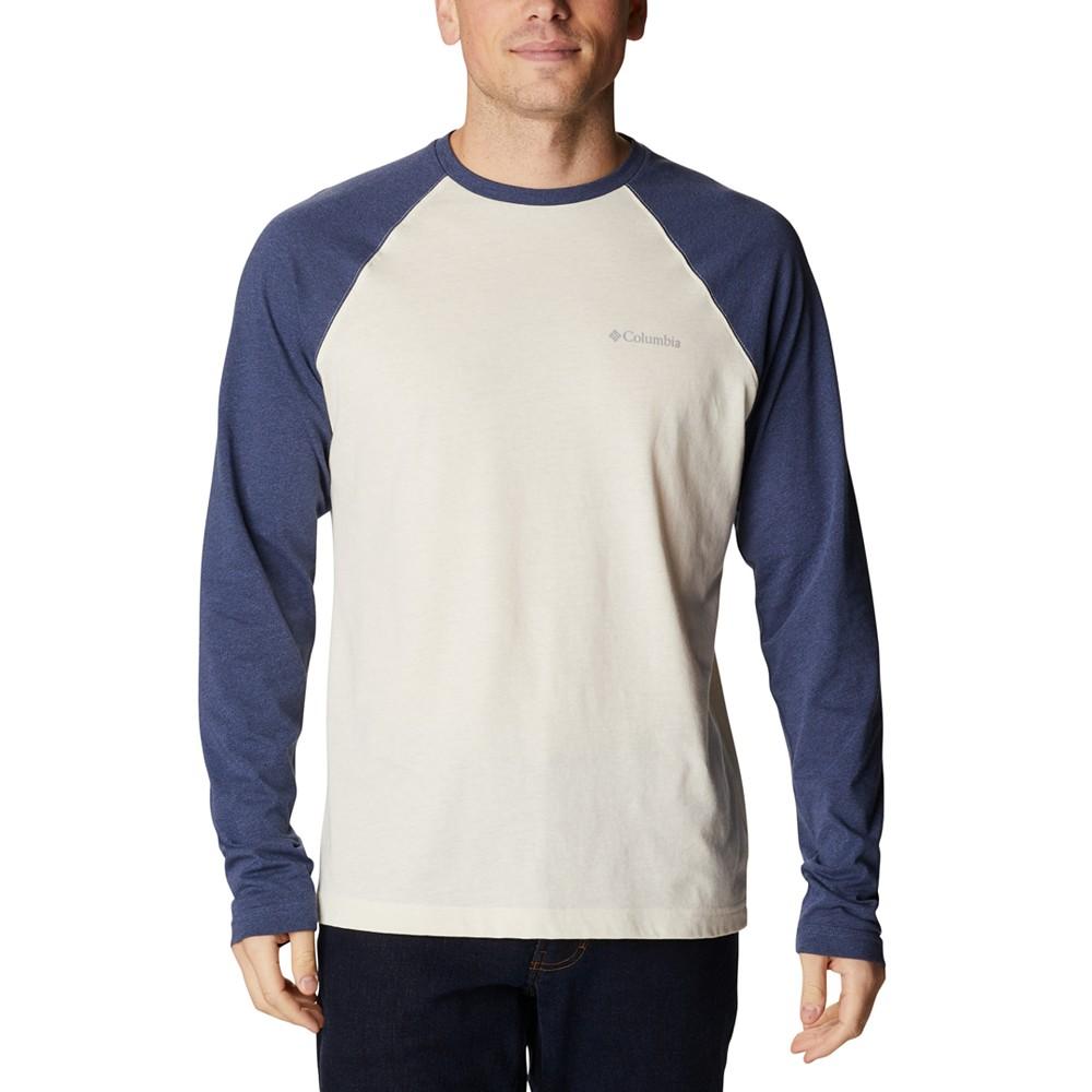 Men's Thistletown Hills Colorblocked Logo Graphic Raglan-Sleeve Tech T-Shirt商品第1张图片规格展示