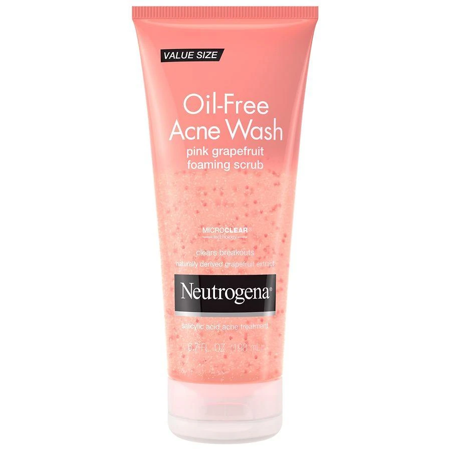 商品Neutrogena|Oil-Free Acne Wash Face Scrub Pink Grapefruit,价格¥97,第1张图片