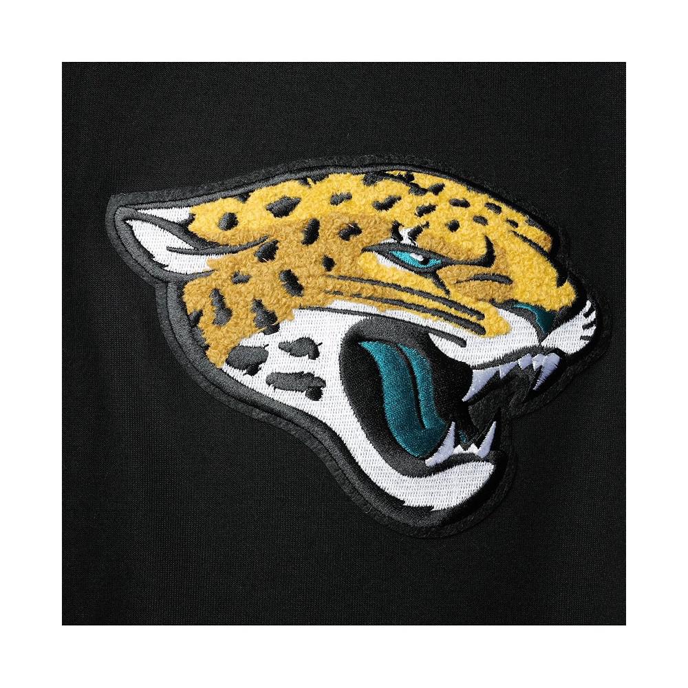 Men's Black Jacksonville Jaguars Logo Pullover Hoodie商品第5张图片规格展示