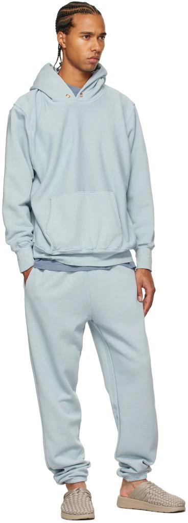 商品Les Tien|Blue Heavyweight Hoodie,价格¥426,第4张图片详细描述