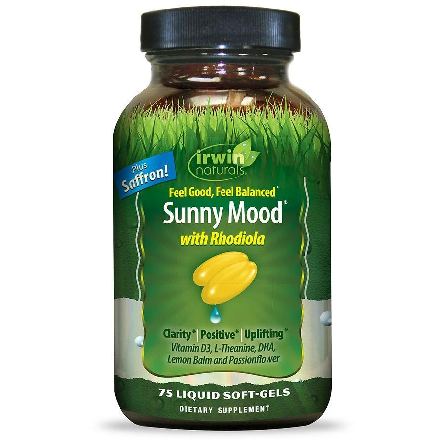 商品Irwin Naturals|Sunny Mood Softgels,价格¥149,第1张图片