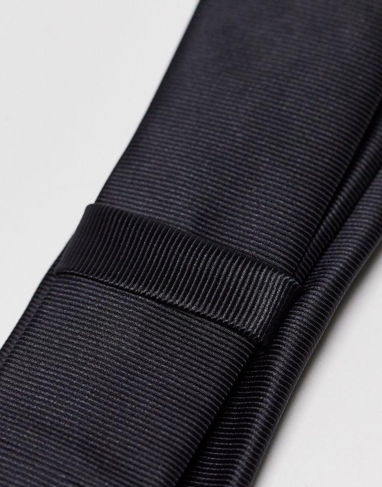 ASOS DESIGN slim tie in black商品第2张图片规格展示