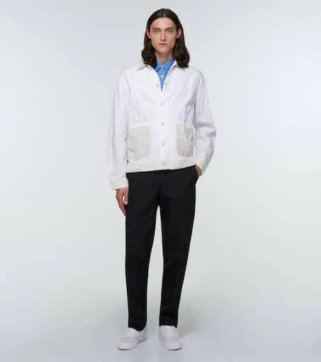 商品Comme des Garcons|棉亚麻夹克,价格¥4361,第2张图片详细描述