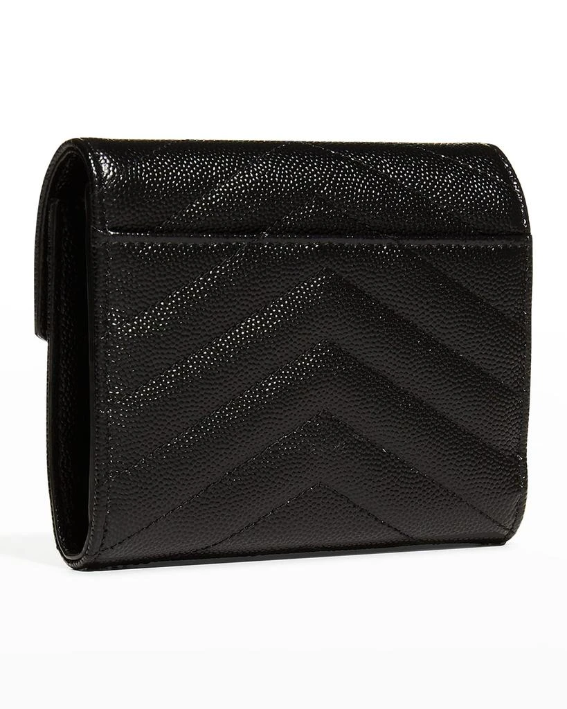 商品Yves Saint Laurent|YSL Small Grain de Poudre Tri-Fold Wallet,价格¥5076,第4张图片详细描述