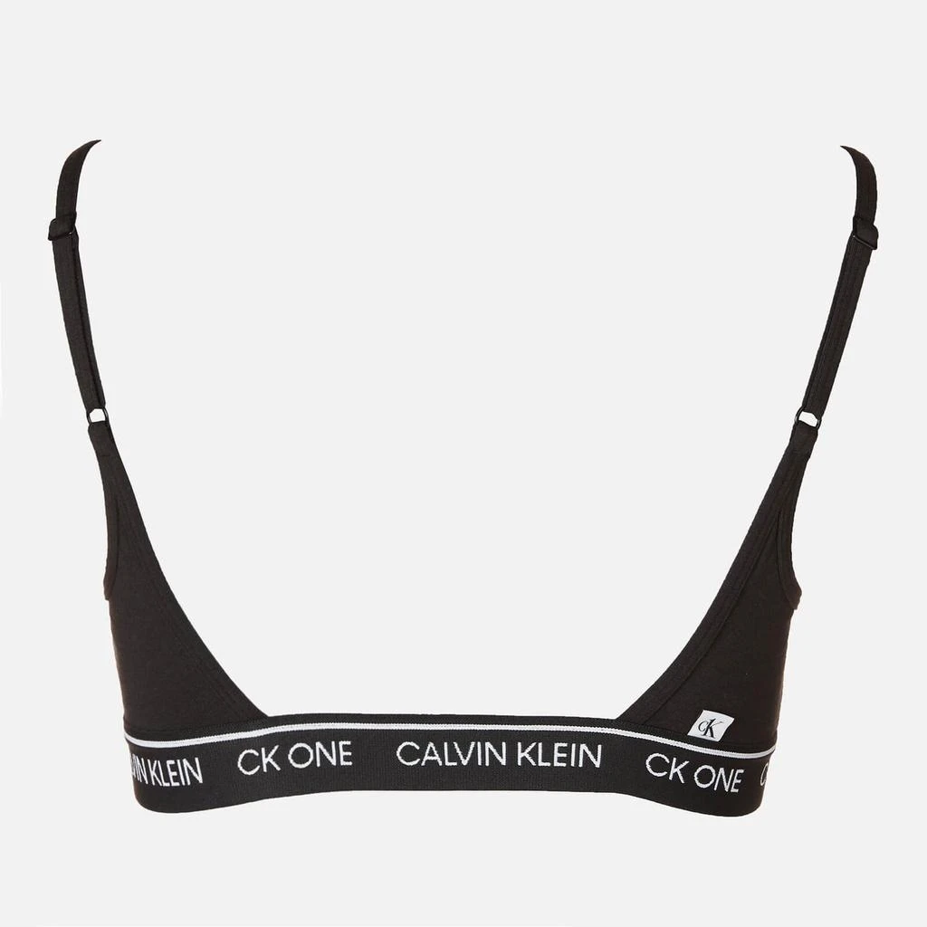 商品Calvin Klein|Calvin Klein Women's Unlined Bralette - Black,价格¥152,第2张图片详细描述