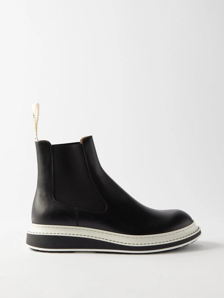 商品Loewe|Layered-sole leather Chelsea boots,价格¥7718,第1张图片