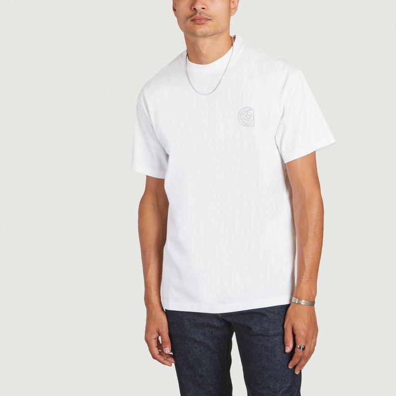 S/S Verse Patch T-Shirt in organic cotton White Carhartt WIP商品第1张图片规格展示
