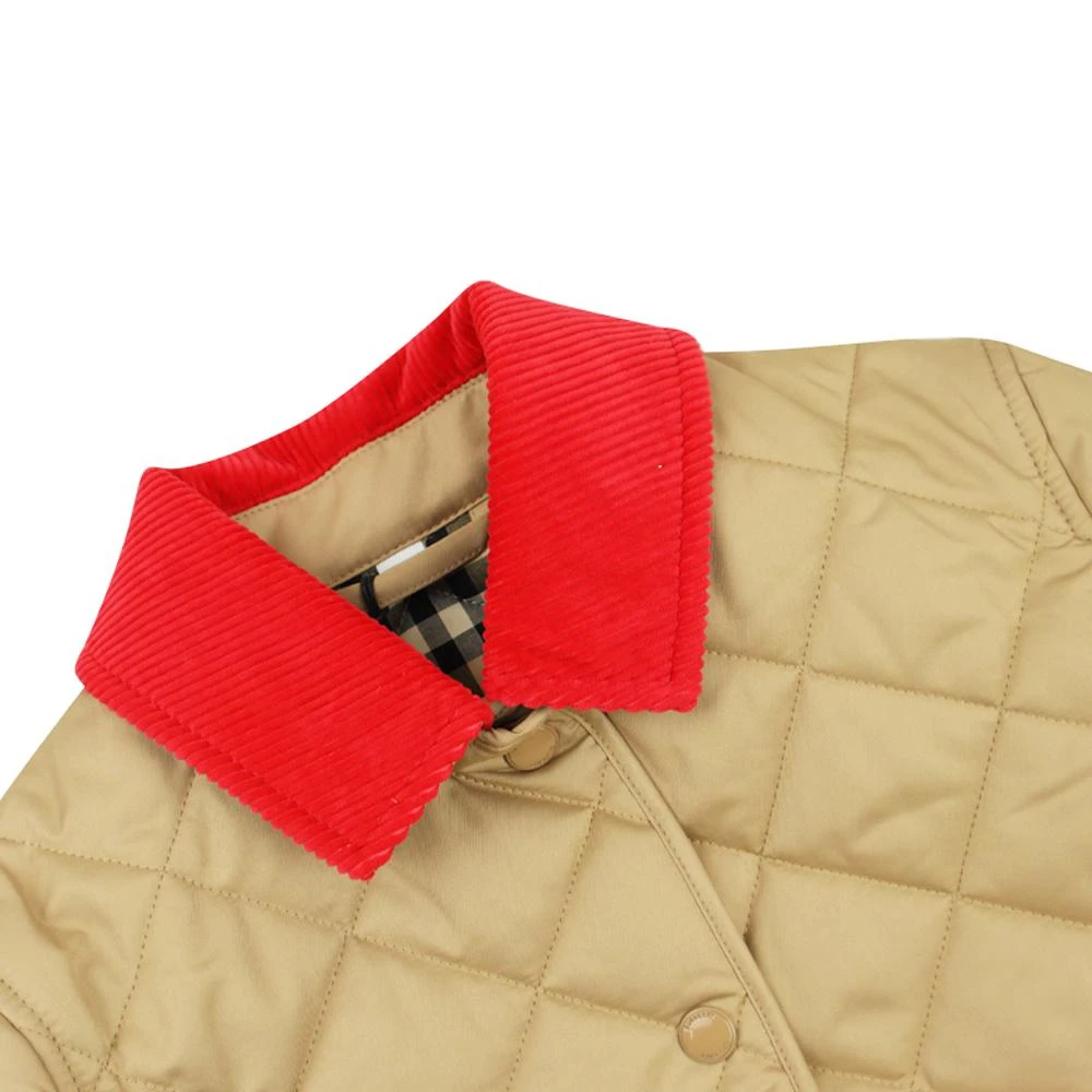 商品Burberry|Archive Beige Quilted Daley Jacket,价格¥3101,第3张图片详细描述