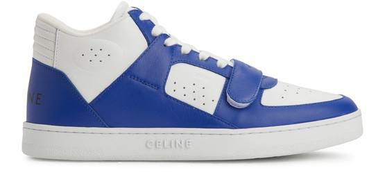 商品Celine|Ct-02 Mid Sneaker With Scratch In Calfskin,价格¥5814,第1张图片