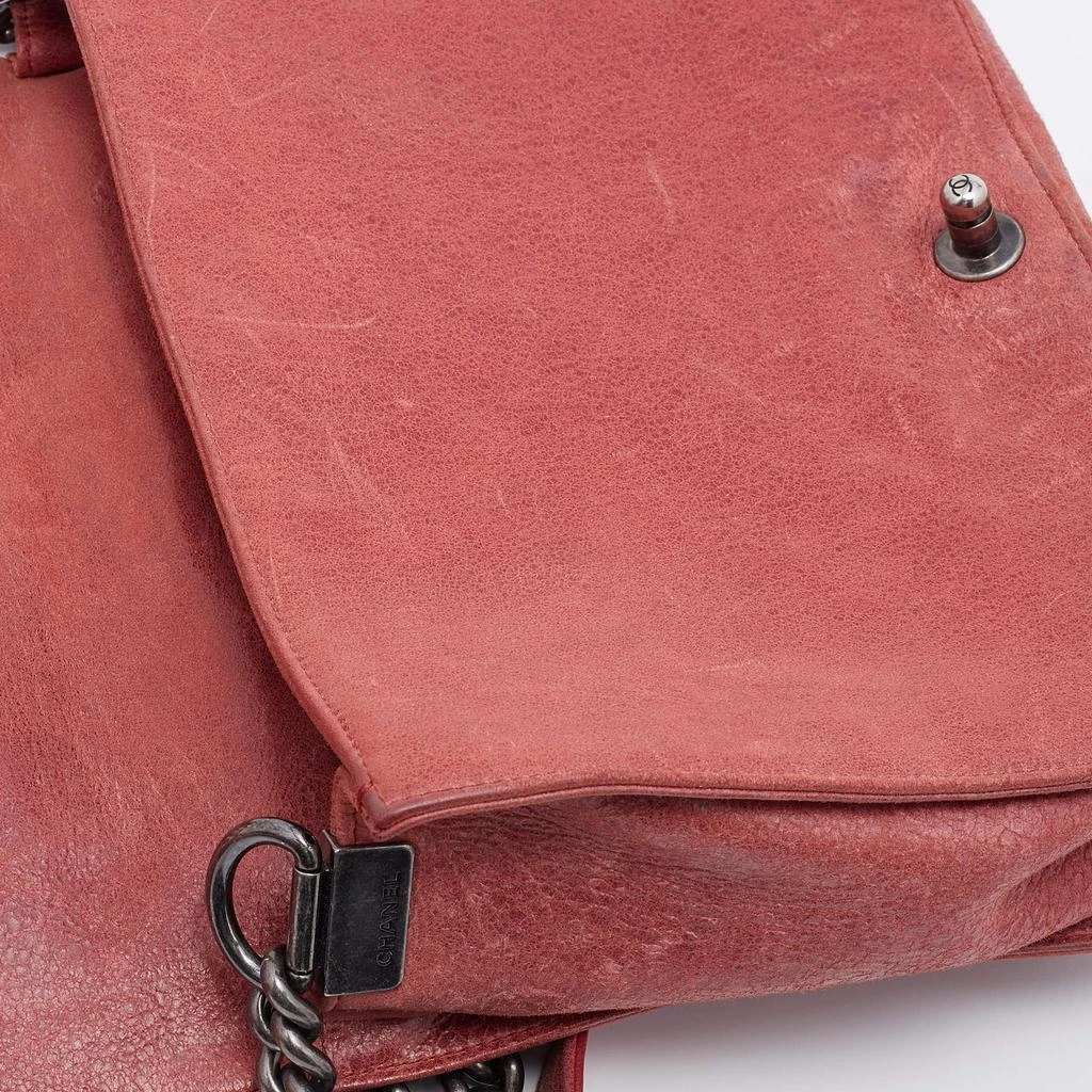 Chanel Burnt Red Quilted Suede Large Boy Flap Bag 商品