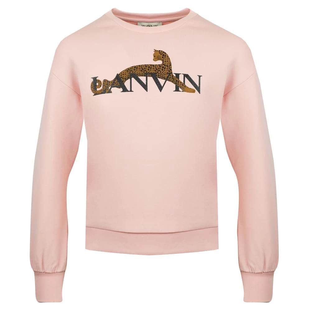 商品Lanvin|Girls Pink Sweatshirt,价格¥492,第1张图片
