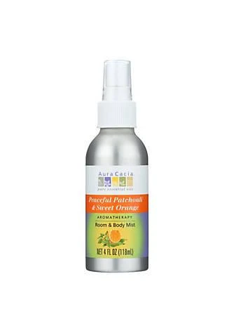 商品Aura Cacia|Cacia Aromatherapy Mist Patchouli Sweet Orange   4 Fl Oz,价格¥156,第1张图片