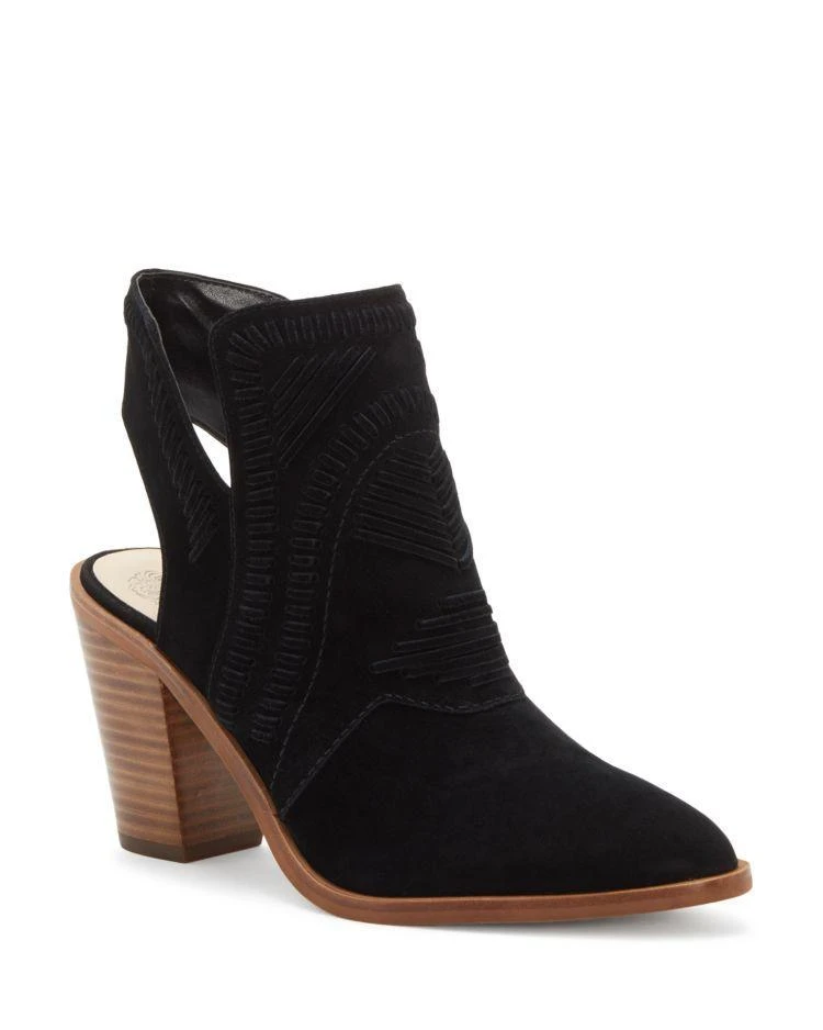 商品Vince Camuto|Binks Block Heel Whipstitched Booties ,价格¥789,第1张图片