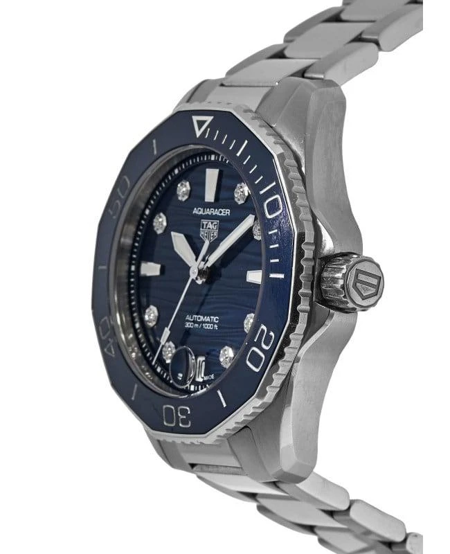 商品[二手商品] TAG Heuer|Tag Heuer Aquaracer Professional 300 Blue Diamond Dial Steel Women's Watch WBP231B.BA0618-PO,价格¥14789,第2张图片详细描述