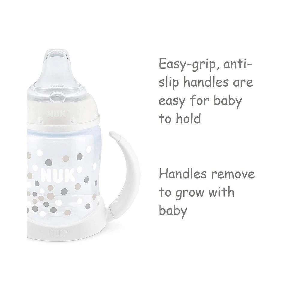 商品NUK|Learner Sippy Cup, removable handles, 5oz, Dots,价格¥112,第2张图片详细描述