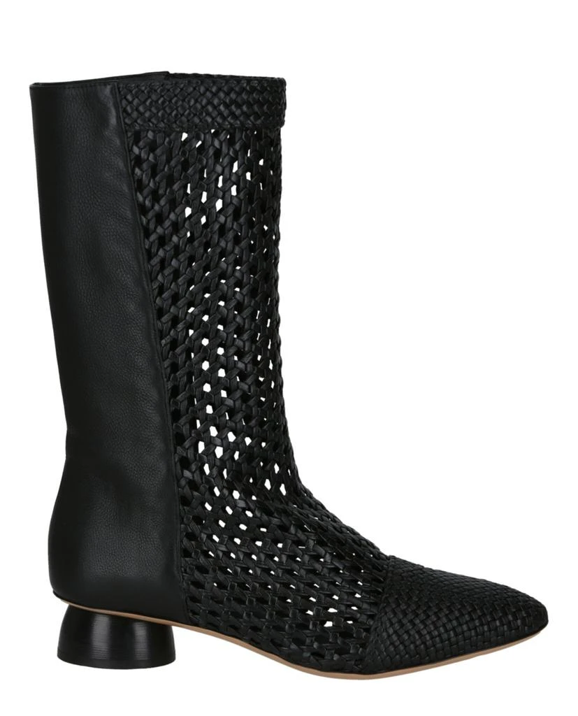 商品Salvatore Ferragamo|Tarsina Woven Boots,价格¥8945,第1张图片