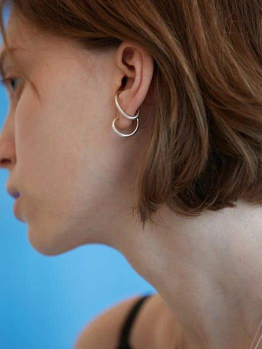 商品MARSBOM|S Earcuff Earring Silver,价格¥765,第1张图片