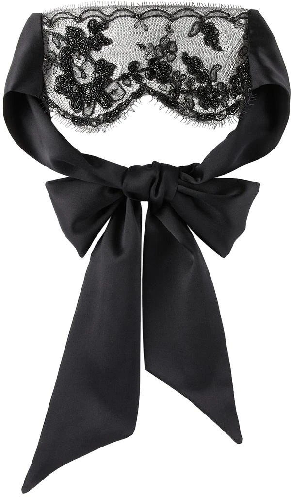 商品Kiki De Montparnasse|Black Lace Beaded Blindfold,价格¥1179,第1张图片