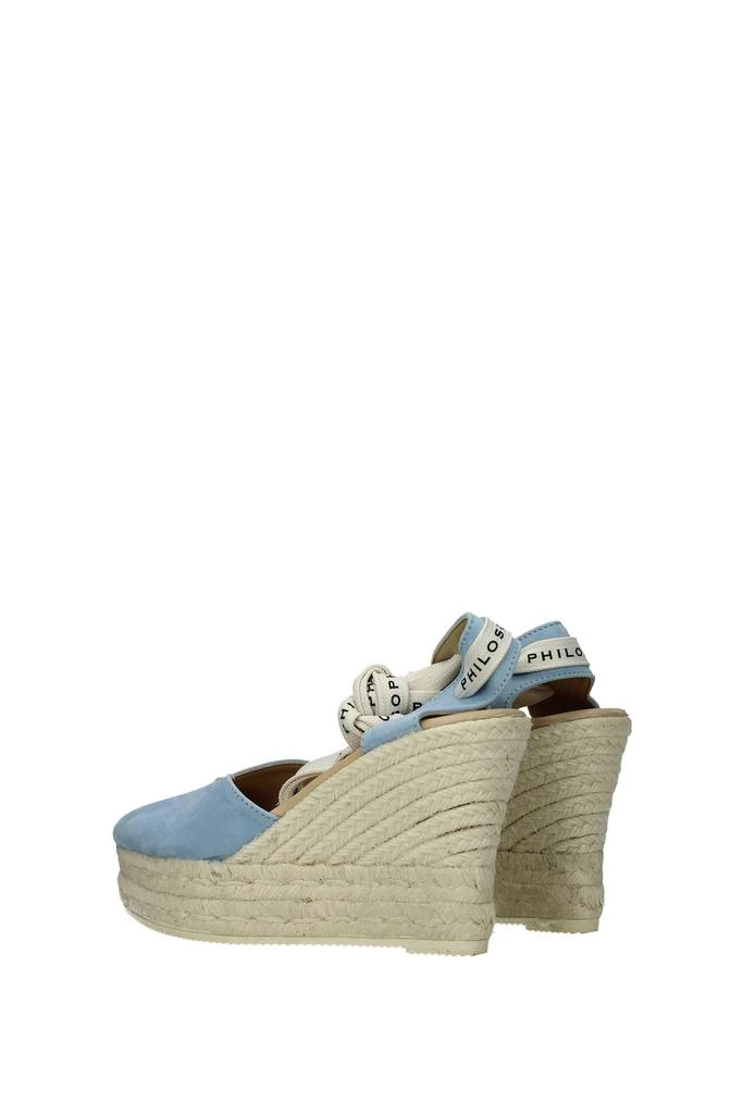 商品MANEBÍ|Wedges philosophy Suede Heavenly Sky,价格¥1067,第4张图片详细描述