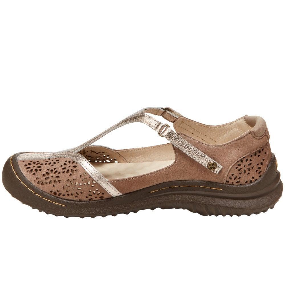商品Jambu|Creek Perforated T-Strap Sandals,价格¥599,第3张图片详细描述