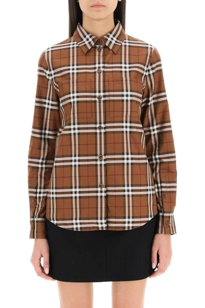 商品Burberry|Burberry Vintage Check Long-Sleeved Shirt,价格¥2856,第2张图片详细描述