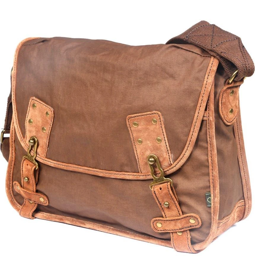 商品THE SAME DIRECTION|Dolphin Studded Messenger Bag,价格¥528,第5张图片详细描述