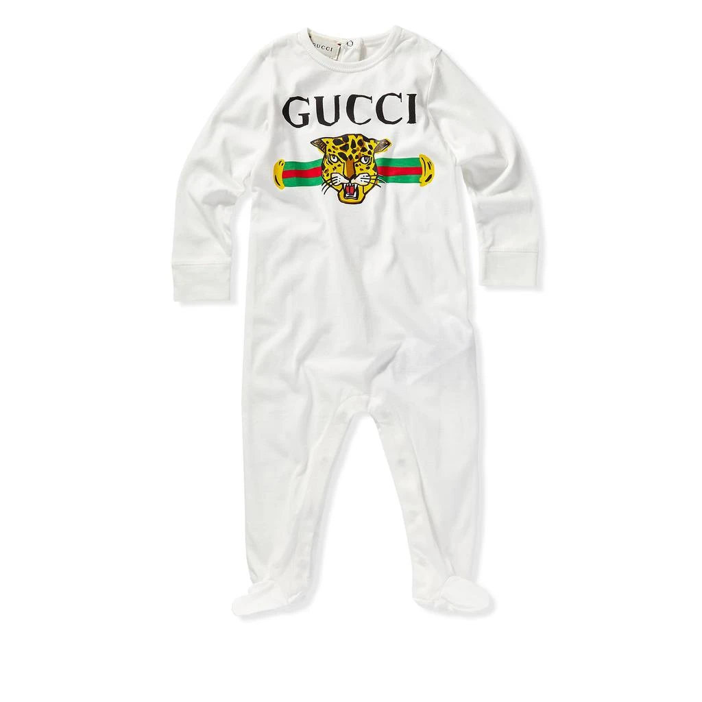 商品Gucci|Feline Long Sleeve All-In-One One-Piece (Infant),价格¥700,第1张图片