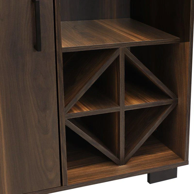 商品Sunnydaze Decor|Lavina Wine Cabinet With Glass And Bottle Storage Shelves,价格¥1774,第2张图片详细描述