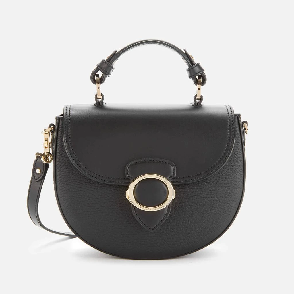 商品Aspinal of London|Aspinal of London Women's Saddle Bag - Black,价格¥1865,第1张图片