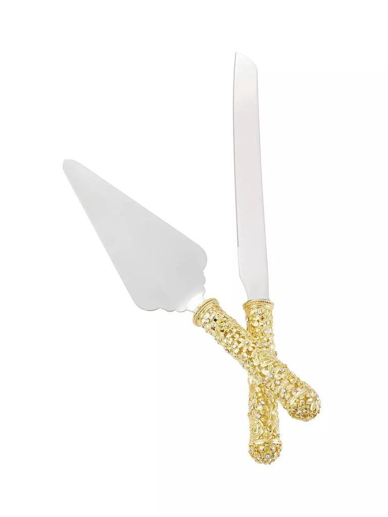 商品Olivia Riegel|Everleigh Silver Everleigh Dessert Serving Set,价格¥1819,第1张图片