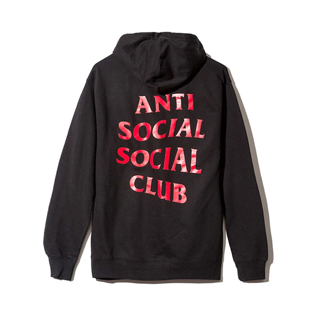 Anti Social Social Club 男士黑色棉质连帽卫衣 ASW310 商品