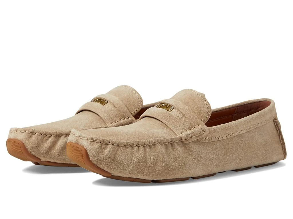 商品Coach|C Coin Suede Driver,价格¥1251,第1张图片