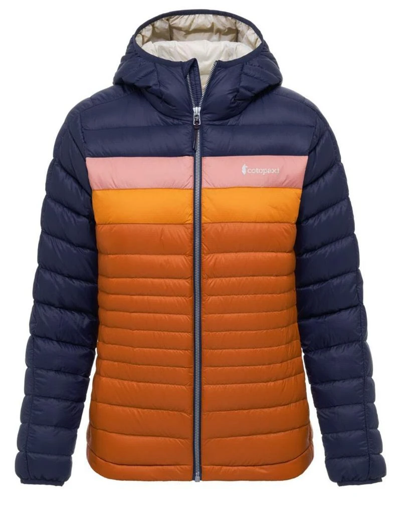 商品Cotopaxi|Cotopaxi Women's Fuego Hooded Down Jacket - Maritime/Mezcal Colour: Maritime/Mezcal,价格¥2141,第1张图片