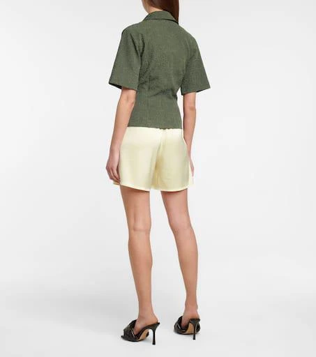 商品Nanushka|Emily drawstring satin shorts,价格¥1472,第3张图片详细描述